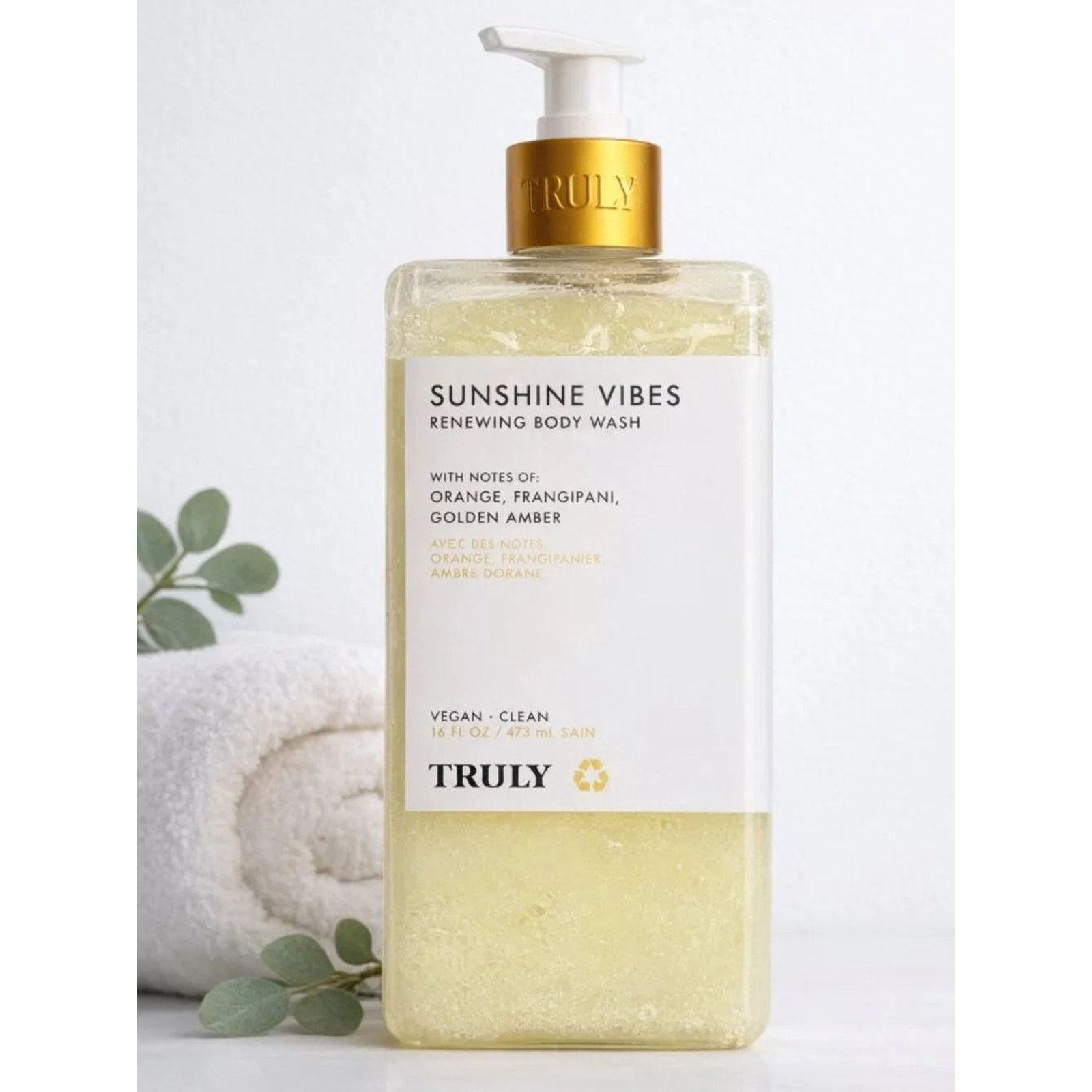 Truly Sunshine Vibes Renewing Body Wash 16 oz