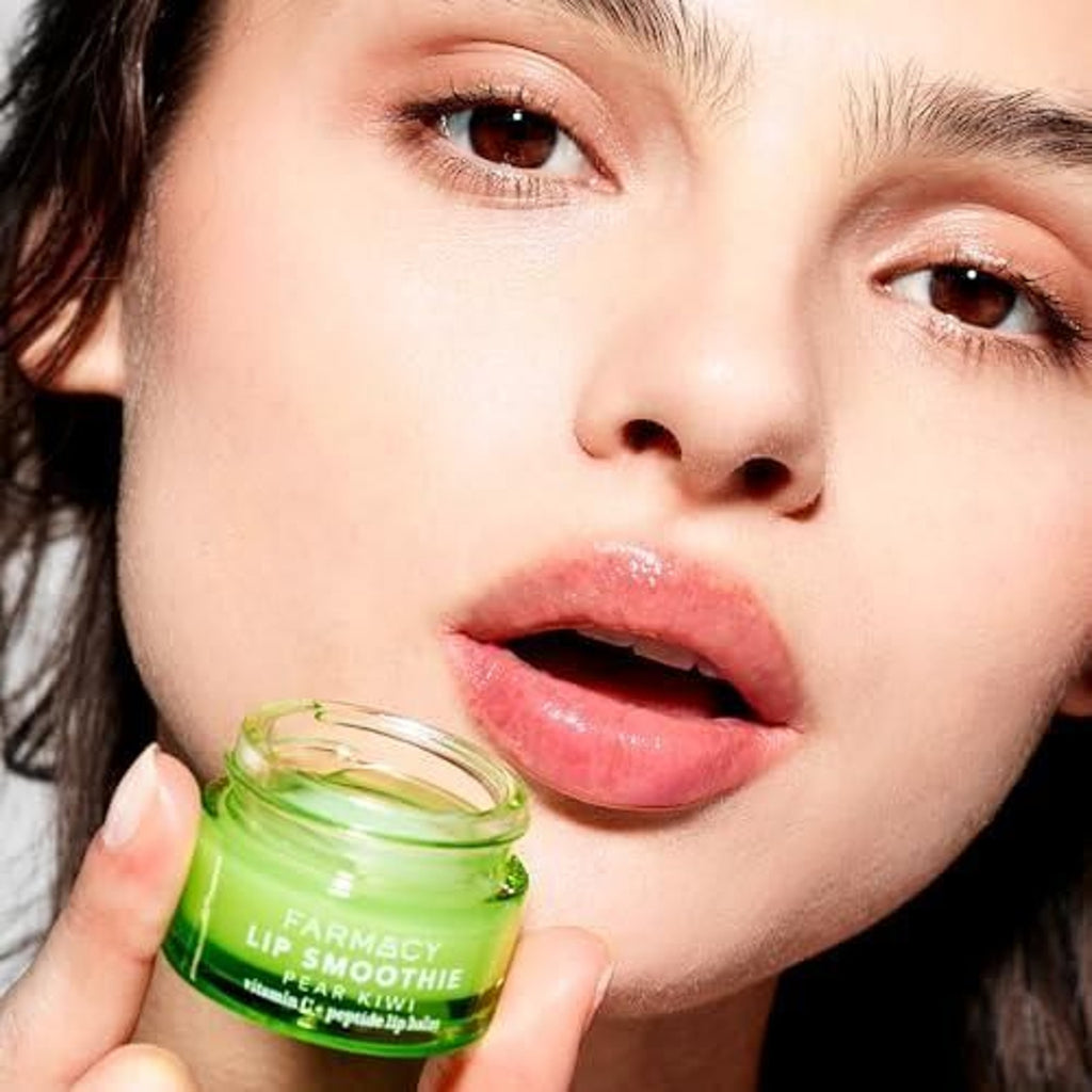 Farmacy Lip Smoothie Pear Kiwi Vitamin C + Peptide Lip Balm 0.34 Oz