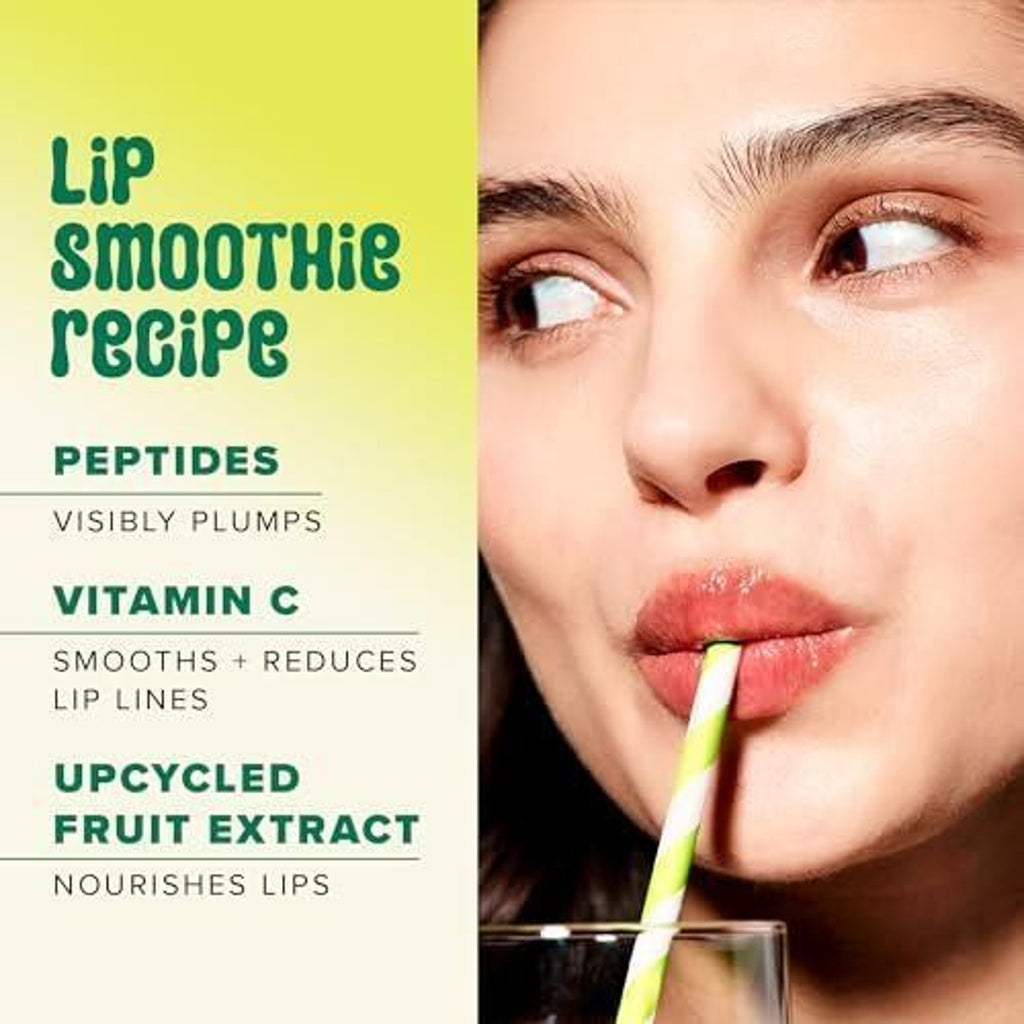 Farmacy Lip Smoothie Pear Kiwi Vitamin C + Peptide Lip Balm 0.34 Oz